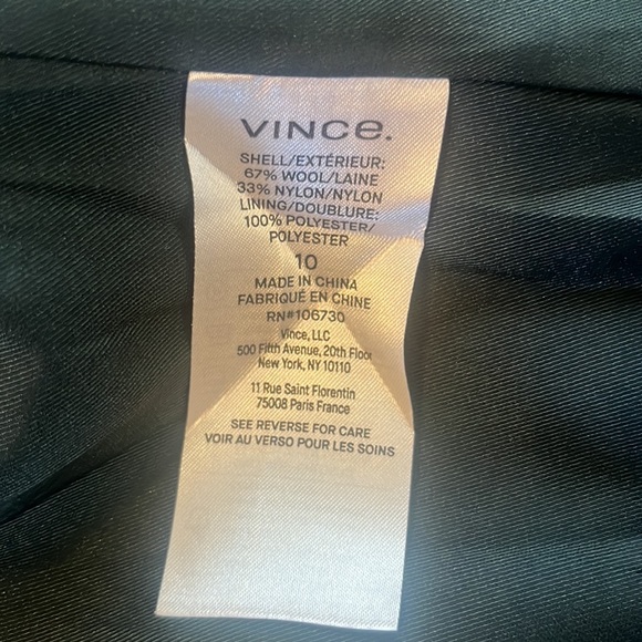 NWT Vince Belted Blazer in Colour Azure Onyx size 10 - Picture 11 of 13